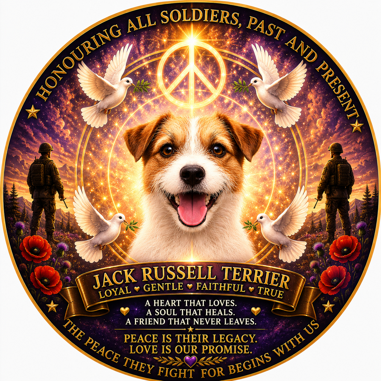 Jack Russell Terrier artwork variant